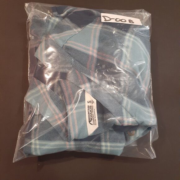 Mountain Khakis Shirt Womens Small Tunic Smock Oversized Button Down Stretch - Picture 7 of 7